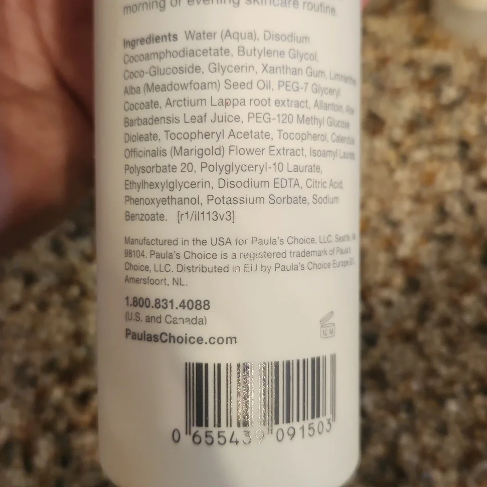 Paula's Choice Calm Nourishing Cleanser and Restoring‎ Moisturizer
